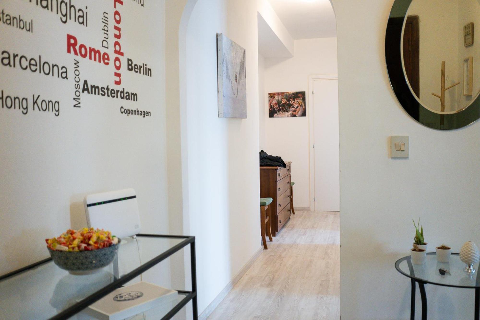 Nonna Pina Guest House Moderno Appartamento Vicino Metro AWifi,Netflix Rom Exterior foto